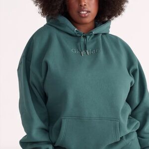 Glossier Hoodie Sage Green